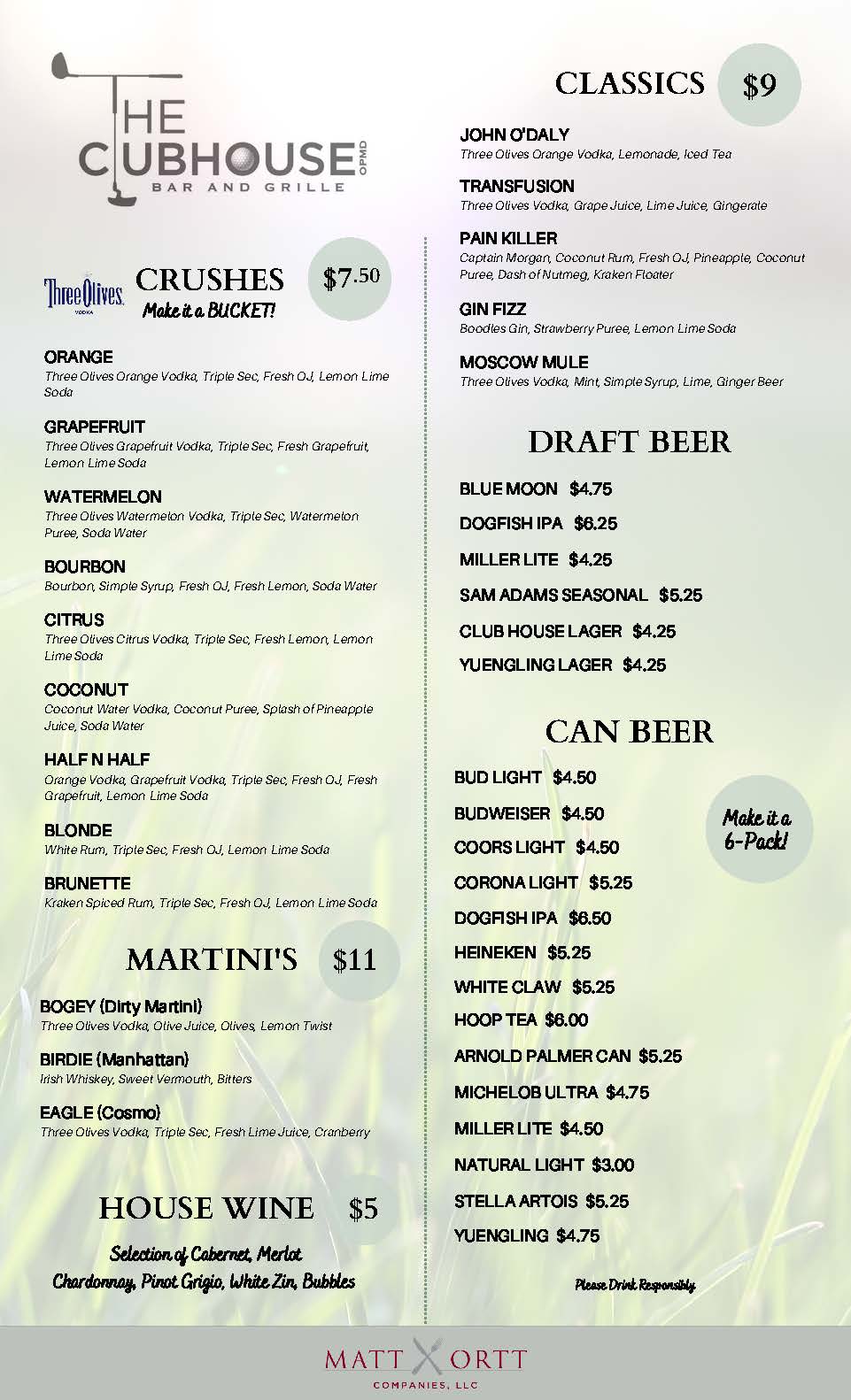 ClubhouseGrilleMenu Spring2021 Page 2