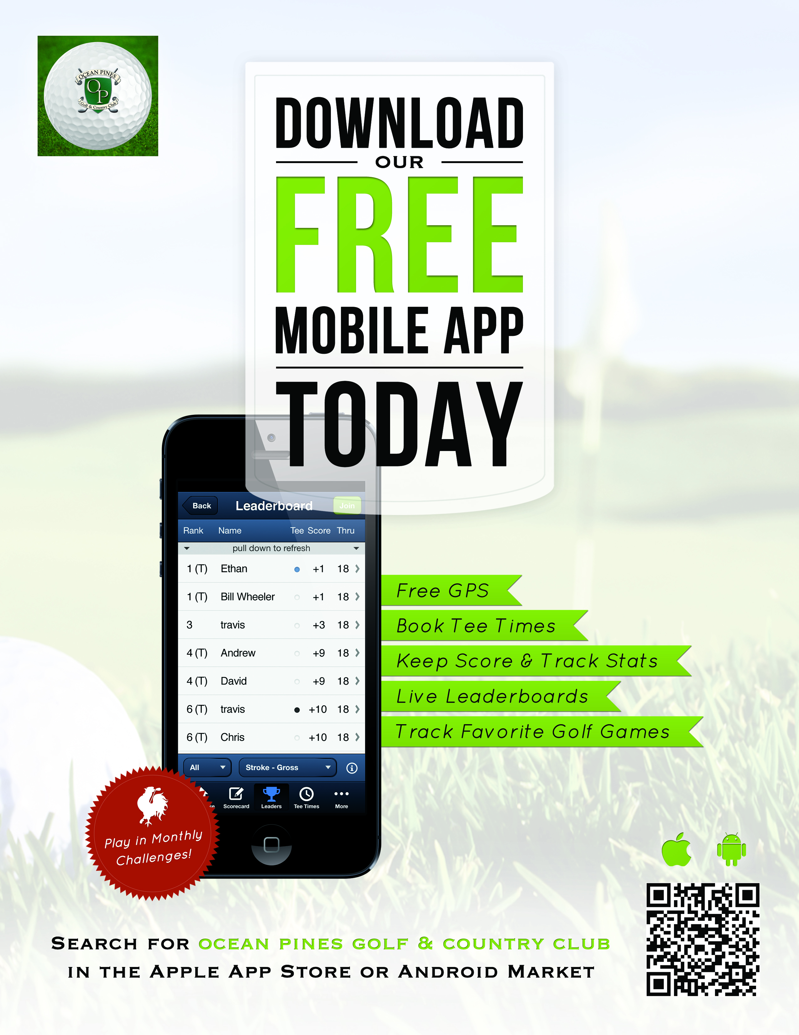 Golf App Cart Flyer 2